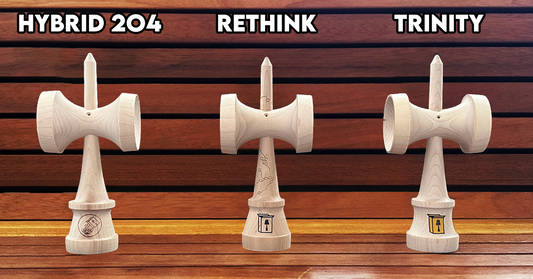 Kendama - Kaizen 3.0 Shift Bicolor - Noir/Jaune - Grip Kendama - Kaizen 3.0 Shift Bicolor - Noir/Jaune - Grip
