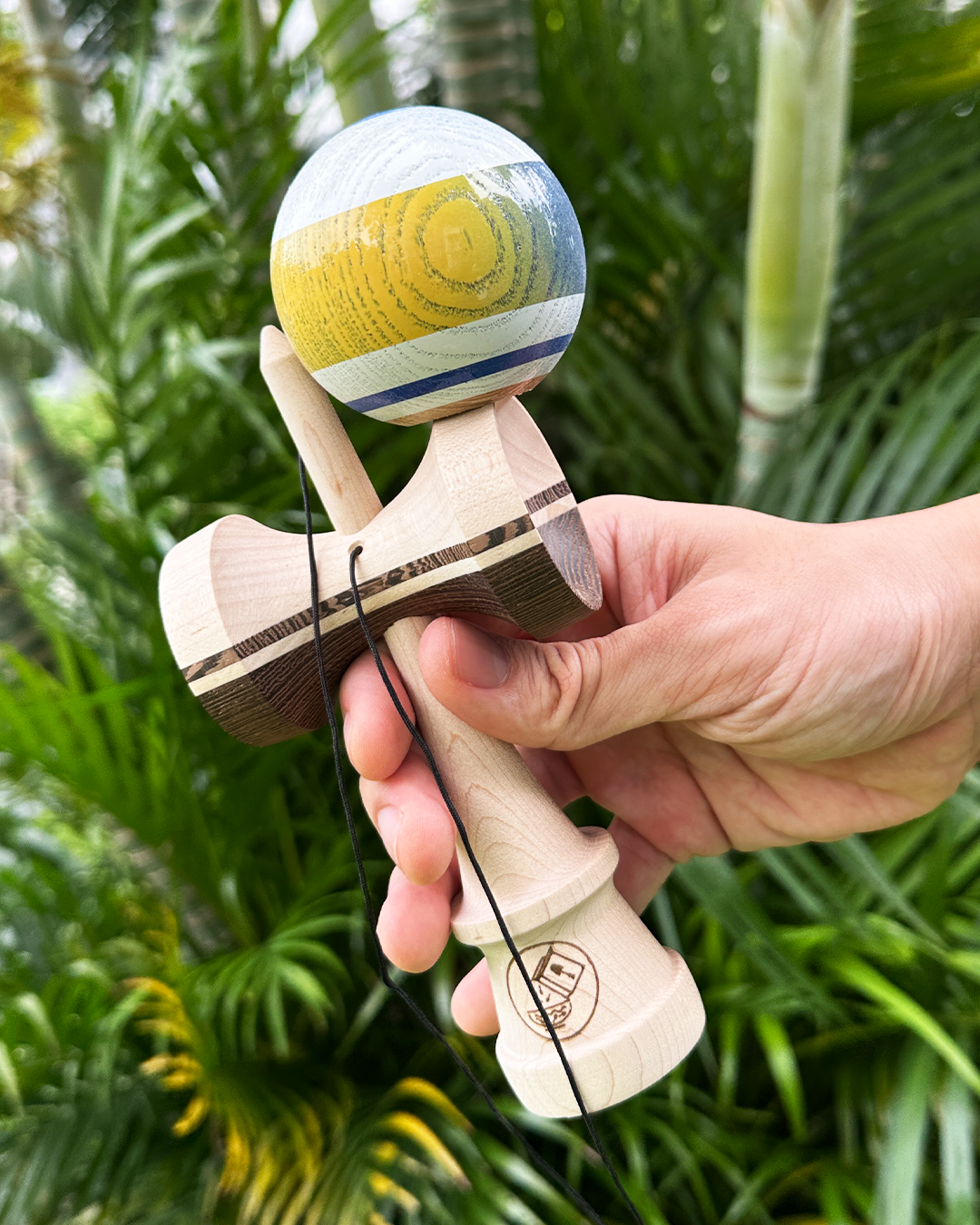 けん玉 cereal kendama Hybrid 2 Shape Natural 01 - Hybrid 2 Shape – CerealKendama