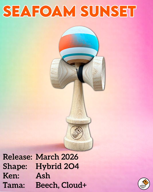 Seafoam Sunset - Hybrid 2o4 Shape