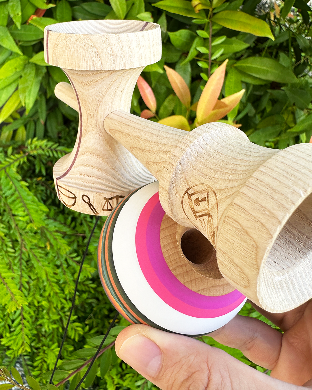 Navy Lime - Trinity Shape